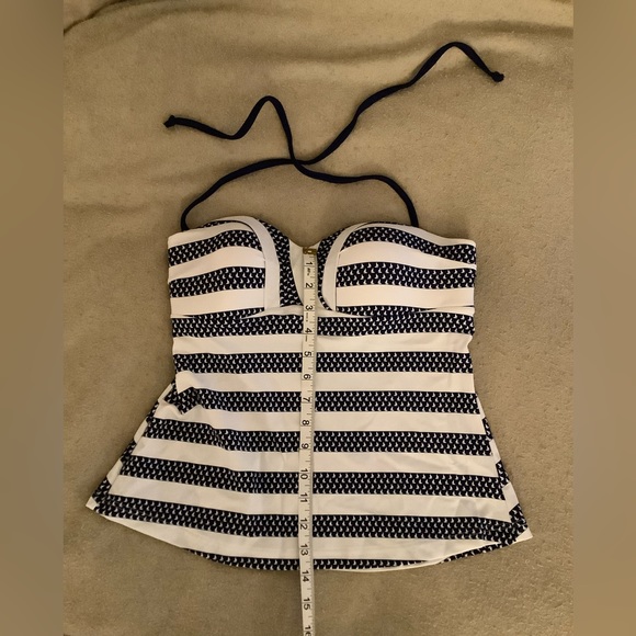 NWOT Venus Nautical Tankini Top and Strappy Bottom - Picture 11 of 16